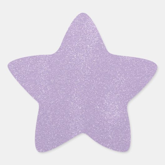 Lavendel bende ster sticker (Voorkant)