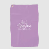 Lavendel beste oma ooit golfhanddoek (Voorkant)