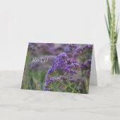 Lavendel bij de oceaan RSVP (Voorkant)