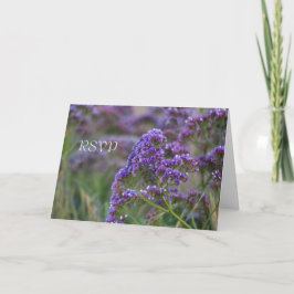 Lavendel bij de oceaan RSVP