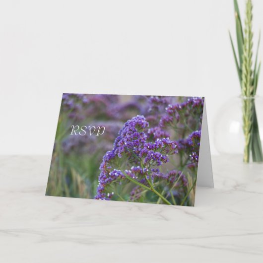 Lavendel bij de oceaan RSVP (Voorkant)