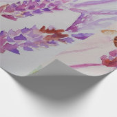 Lavendel bij Happy Herb Waterverf Flower Cadeaupapier (Hoek)