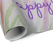 Lavendel bij Happy Herb Waterverf Flower Cadeaupapier (Rol Hoek)