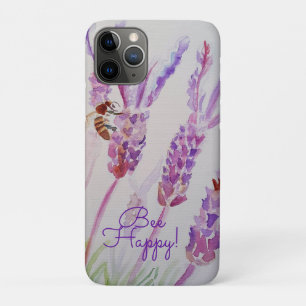 Lavendel bij Happy Herb Waterverf Flower Case-Mate iPhone Case