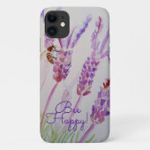 Lavendel bij Happy Herb Waterverf Flower Case-Mate iPhone Case (Achterkant)