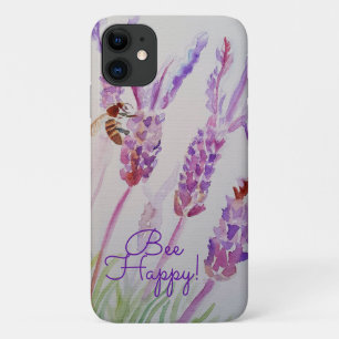 Lavendel bij Happy Herb Waterverf Flower Case-Mate iPhone Case