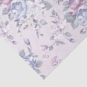 lavendel, blauw, rozen, land, shabby, chic, Victor Tissuepapier (Detail)