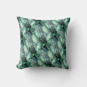 Lavendel Blauw & Turquoise Abstract Decor Kussen