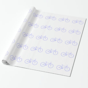 Lavendel Blauwe Fiets Cadeaupapier