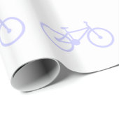 Lavendel Blauwe Fiets Cadeaupapier (Rol Hoek)