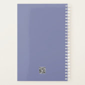 Lavendel Blauwe Lente Planner (Achterkant)