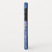 Lavendel Blauwe Waterverf Bloemenglitter Case-Mate iPhone Case (Achterkant/links)