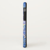 Lavendel Blauwe Waterverf Bloemenglitter Case-Mate iPhone Case (Achterkant/links)