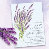 Lavendel Bliss Baby Shower Uitnodiging