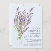 Lavendel Bliss Baby Shower Uitnodiging (Voorkant)