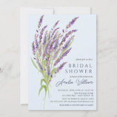 Lavendel Bliss Bridal Shower Uitnodiging (Voorkant)