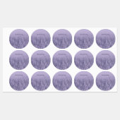 Lavendel Bliss Bruiloft Bachelorette Labels (Vel)