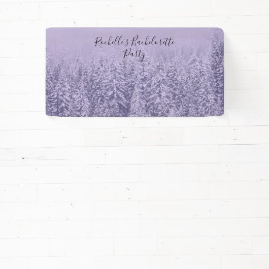 Lavendel Bliss Bruiloft Bachelorette Spandoek (Insitu)