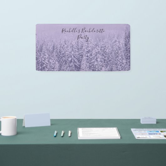 Lavendel Bliss Bruiloft Bachelorette Spandoek (Beurs)