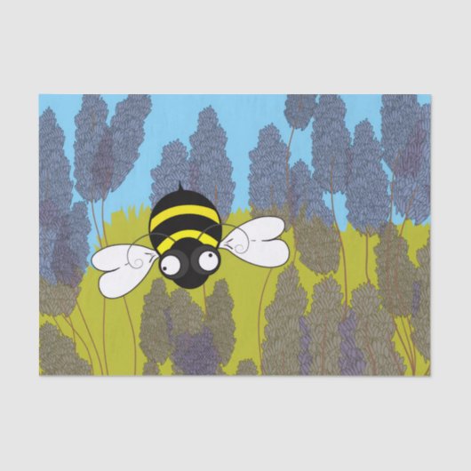 Lavendel Bliss Tissue Paper Tissuepapier (Voorkant)