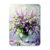 Lavendel Bloeiende Sering Boeket Magneet (Verticaal)