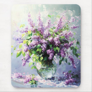 Lavendel Bloeiende Sering Boeket Muismat