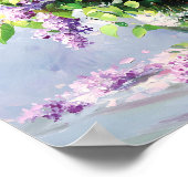 Lavendel Bloeiende Sering Boeket Poster (Hoek)