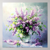 Lavendel Bloeiende Sering Boeket Poster (Voorkant)