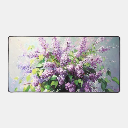 Lavendel Bloeiende Sering Bouquet Bureaumat (Voorkant)