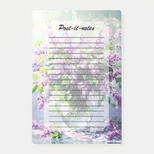 Lavendel Bloeiende Sering Bouquet Post-it® Notes