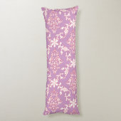 Lavendel Bloem Body Kussen | Elegante Comfort (Achterkant (Verticaal))