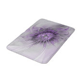 Lavendel Bloem Droom Modern Abstracte Fractale Kun Badmat (Gekanteld)