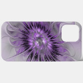 Lavendel Bloem Droom Moderne Abstracte Fractale Ku Case-Mate iPhone Case (Achterkant (horizontaal))
