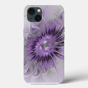Lavendel Bloem Droom Moderne Abstracte Fractale Ku iPhone 13 Hoesje