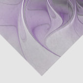 Lavendel Bloem Droom Moderne Abstracte Fractale Ku Tissuepapier (Detail)