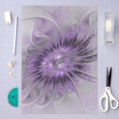 Lavendel Bloem Droom Moderne Abstracte Fractale Ku Tissuepapier (Craft)