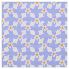 Lavendel Bloem Geometrisch Stof per Yard