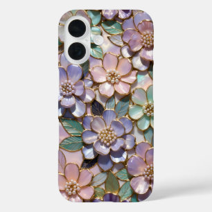 Lavendel Bloem Glas-in-Lood Hoesje Cute