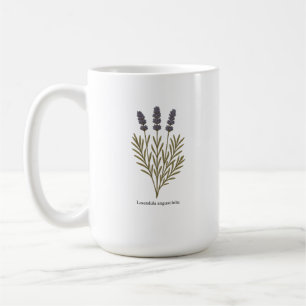 Lavendel Bloem Illustratie Koffiemok