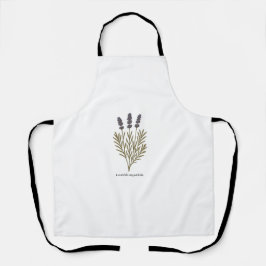 Lavendel Bloem Illustratie Schort