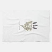  Lavendel Bloem Illustratie Theedoek (Horizontaal)