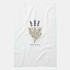 Lavendel Bloem Illustratie Theedoek
