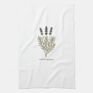  Lavendel Bloem Illustratie Theedoek