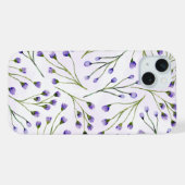 Lavendel Bloem iPhone Hoesje 15 Plus Case (Achterkant horizontaal)