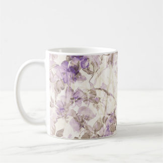 Lavendel Bloem Koffiemok | Elegante Paarse Botanis