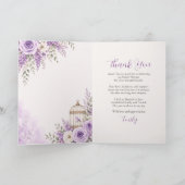 Lavendel Bloem Kooi Bruidsjurk Bedankt (Binnen)