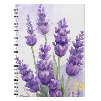 Lavendel Bloem Notitieboek | Zachte Paarse Bloemig