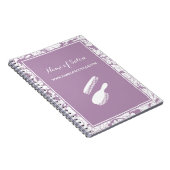 Lavendel Bloem Salon Notitieboek (Rechterzijde)
