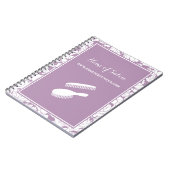Lavendel Bloem Salon Notitieboek (Linkerzijde)