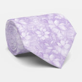 Lavendel Bloem Stropdas (Opgerold)
